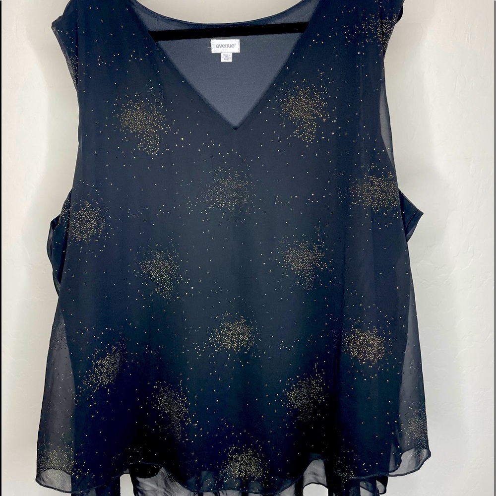 Avenue Double Layered Chiffon Tank Top